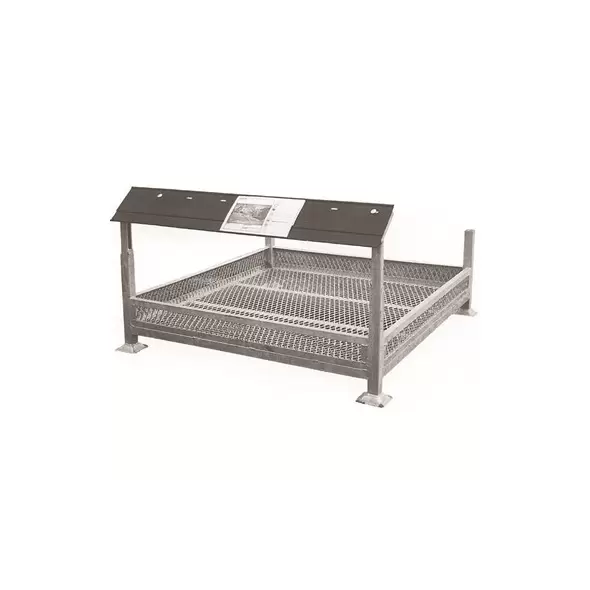 VRE 44"x46" Mulch Bed Bin