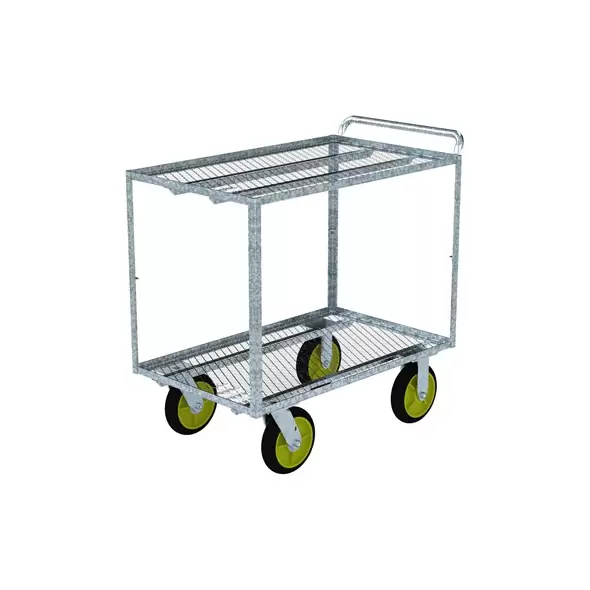 VRE Single Handle Shopper Push 22"X36" Cart 8" Air Tires VRCTSHOPPER