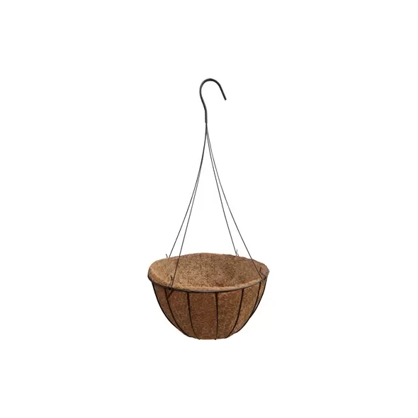 Austram 16" ProGro Planter with Wire Hanger Black