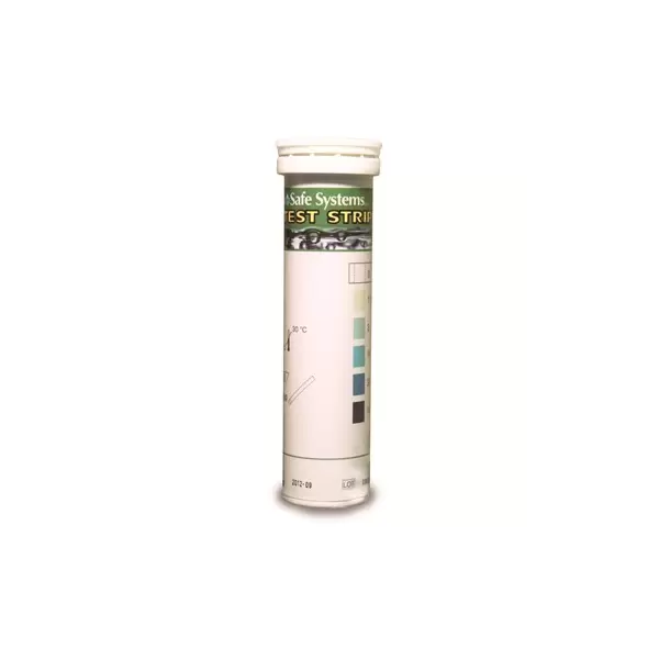 Biosafe PAA Indicator Test Strip 100ct ( Peracetic Acid test strips 50 PPM to 500 PPM ) Sandate, Zerotol