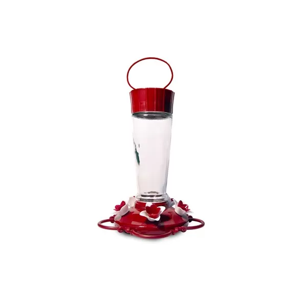 Penn 10oz Glass Hummingbird Feeder