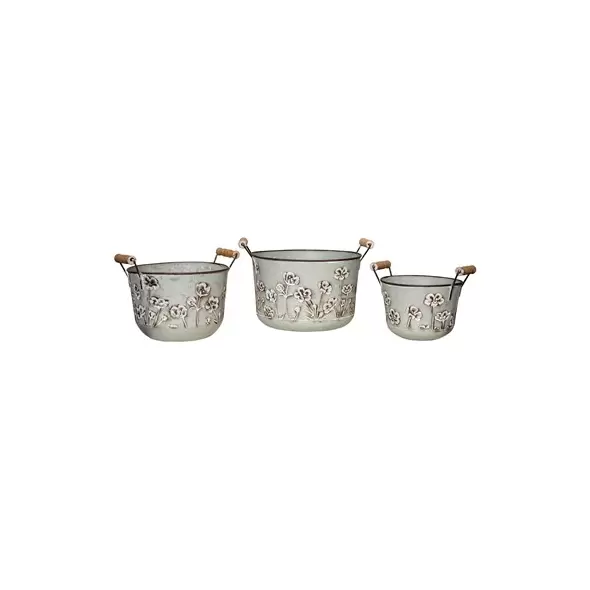 Deer Park Rnd Petunia Planter Set of 3