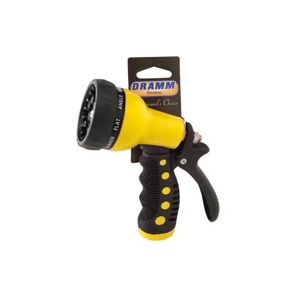 Dramm 9 Pattern Revolver Carded Yellow
