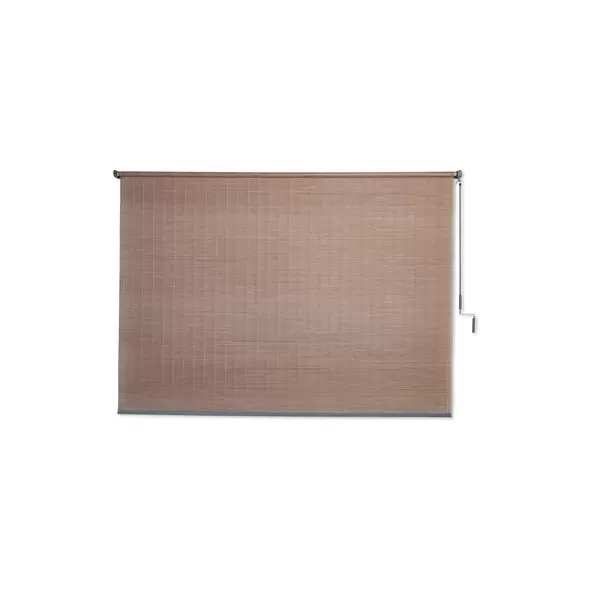 Gale Pac 8'x6' Bamboo Roller Shade Driftwood