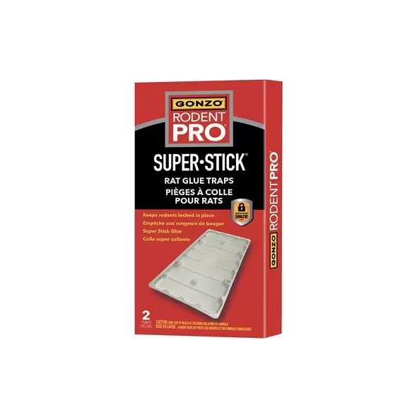 GONZO 2ct Rodent Pro Super Stick Rat Trap