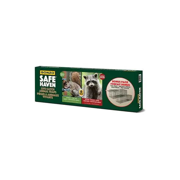 GONZO Safe Haven Live Catch Trap Bonus Pack Large/Small