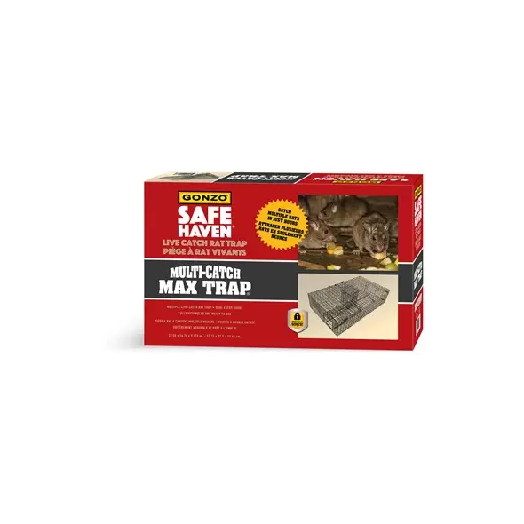 GONZO Safe Haven Live Catch Max Rat Trap