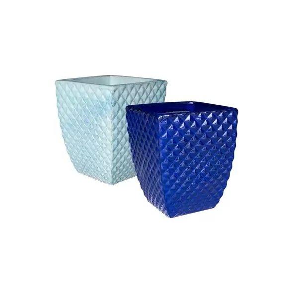MCarr 16pc Tall Square Diamond Planter Pallet Mixed