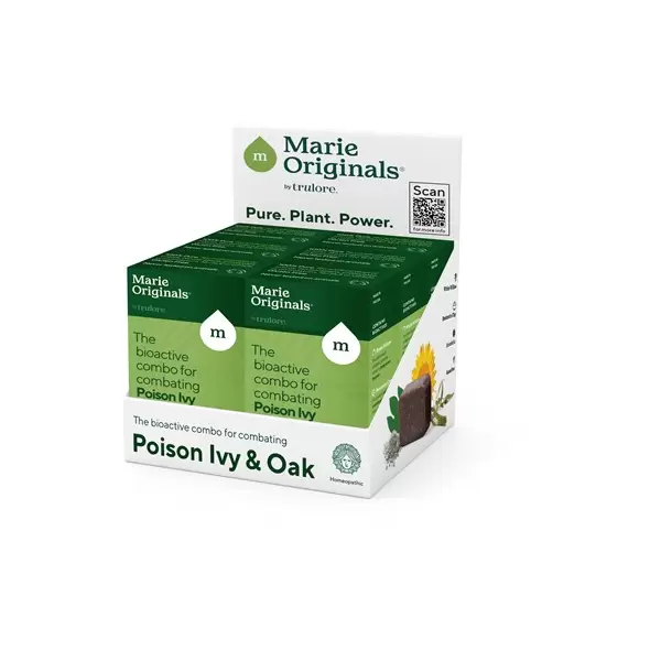 Maries 24pc Vintage Poison Ivy/Oak Relief Soap Display