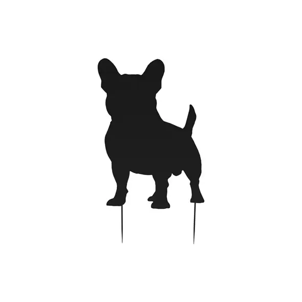 Panacea 24" French Bulldog Shadow Stake