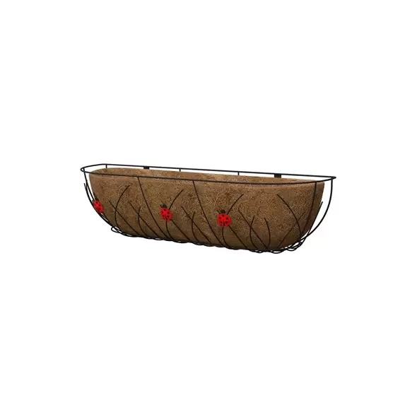 Panacea 30" W Ladybug Window Planter