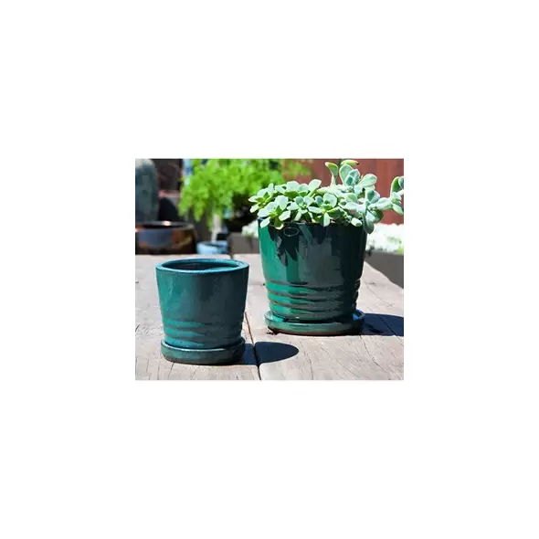 Verandah 5" Jade Kona Orchid Pot