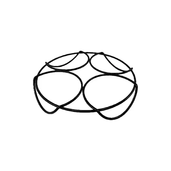 Plastec 12" Modern Trivet Black