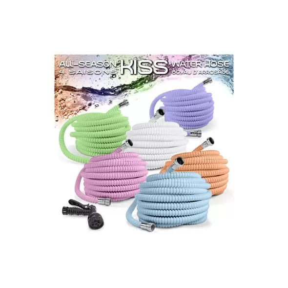 KISS 50' All Season Hose w/ Nozzle Multi Color