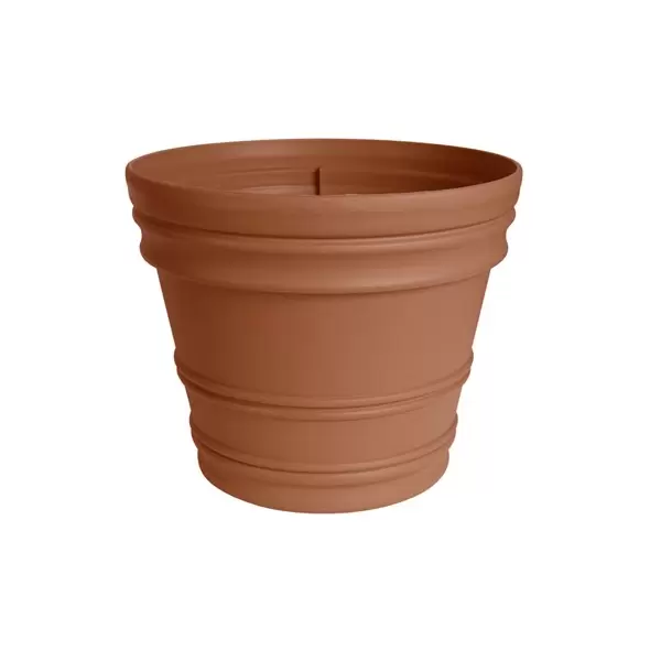 Bloem 12" Rolled Rim Planter Terra Cotta