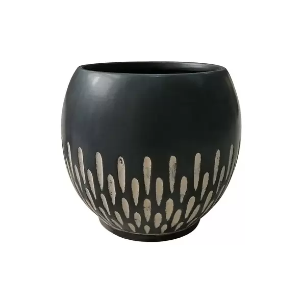 Southern Patio 6" Ava Planter Brown Finish