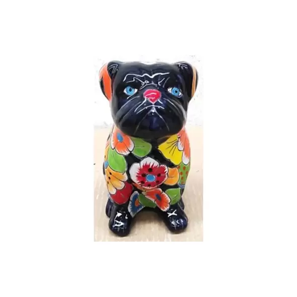 Talavera Bulldog Statue