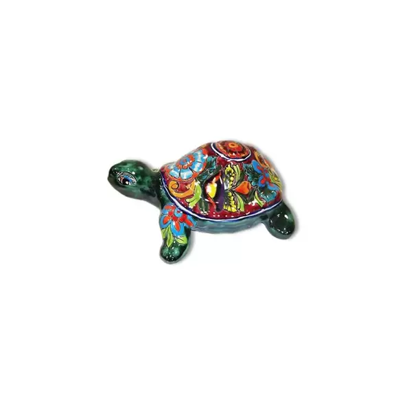 Talavera 10" Turtle Statue