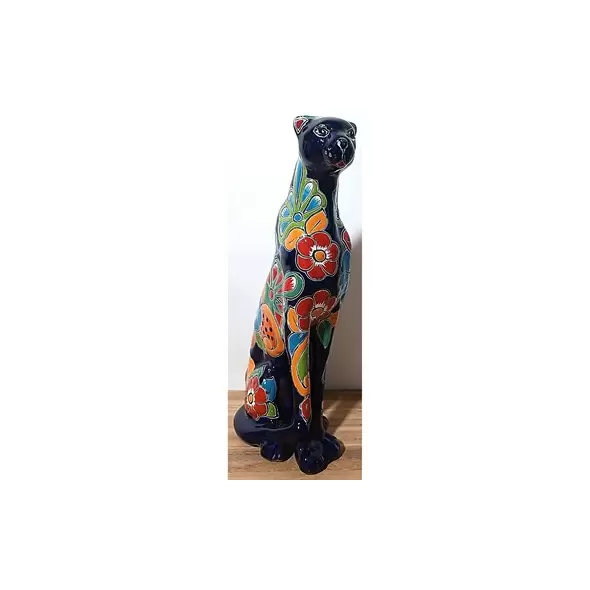 Talavera 14" Panther Statue