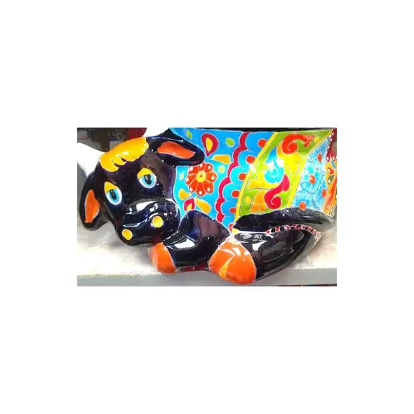 Talavera 13" Cow Planter