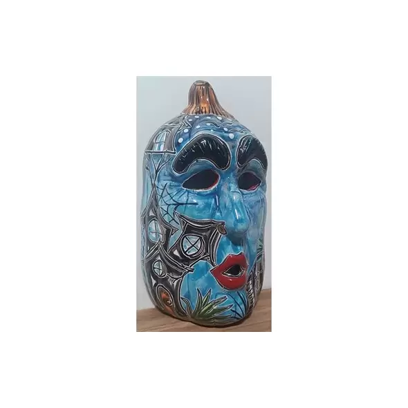 Talavera Gesturing Pumpkin 3