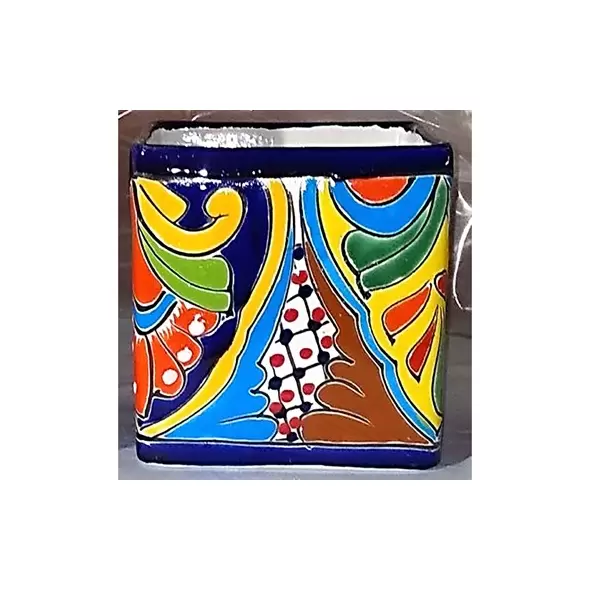 Talavera Large Cube Pot