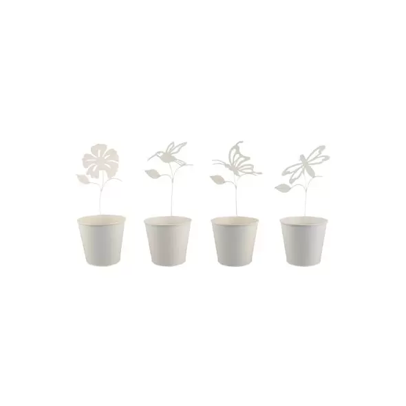VCS 8" Planter w/ Stake Decoration