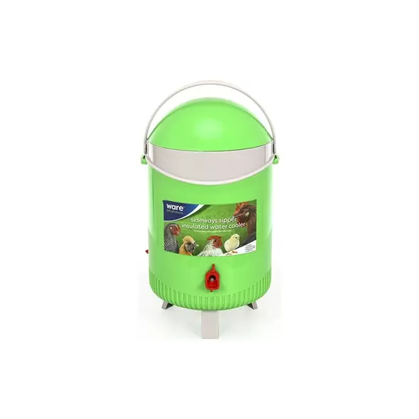 Ware Green Water Insulated Cooler w/Sippers