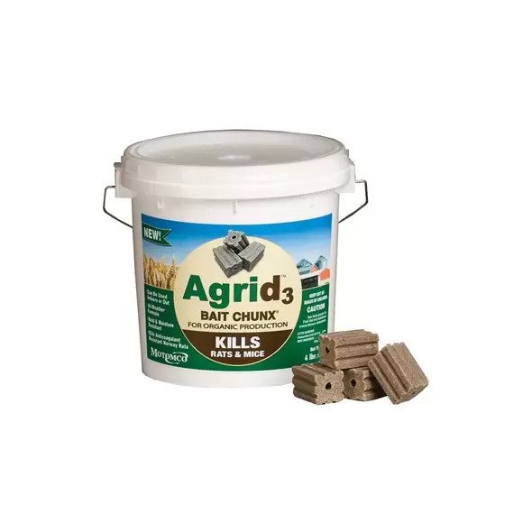Motomco Agrid Bait Chunx 4lb OMRI (4/CS)