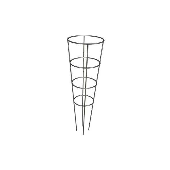 Panacea 54" with 16" Top Ring HD 4 Leg 4 Ring Galvanized Tomato Cage