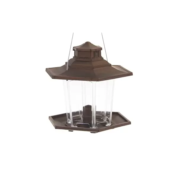 Classic Small Lantern Plastic Hopper Feeder 2.6