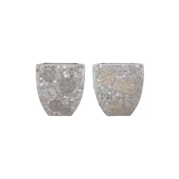 MCarr 18pc Light Cement Circle Theme Planter Pallet