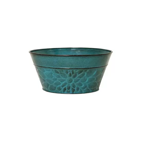 Robert Allen 8" Laurel Bowl Planter Lagoon