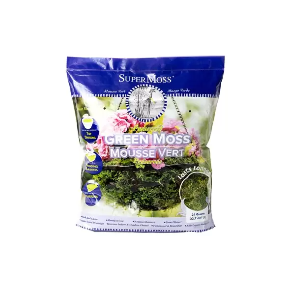 SuperMoss 24qt Forest Moss Preserved Fresh Green