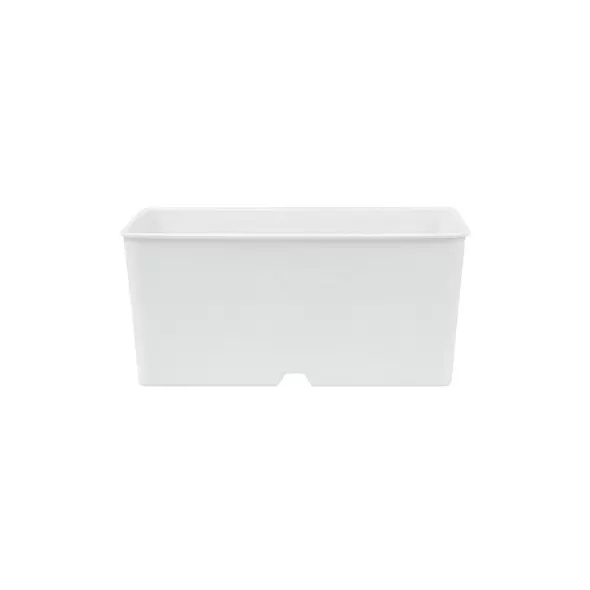 SunPack 5"x5" Heavy-Duty Square Pot White