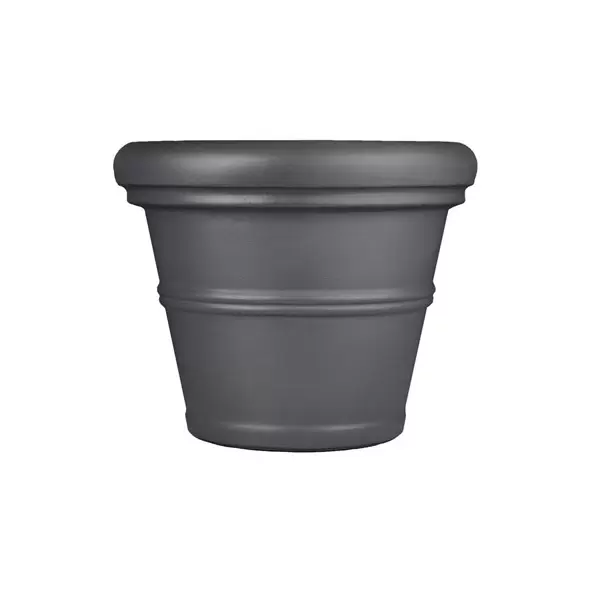 Tusco 15.5" Rolled Rim Planter Slate