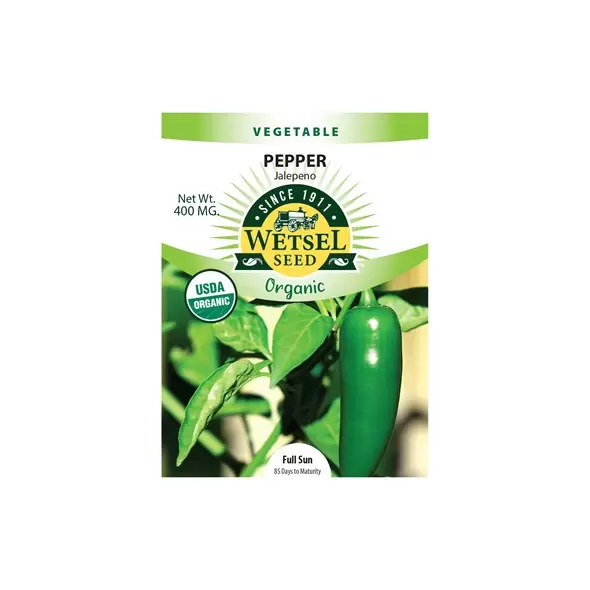 Organic Peppers, Jalapeno 400mg Packet