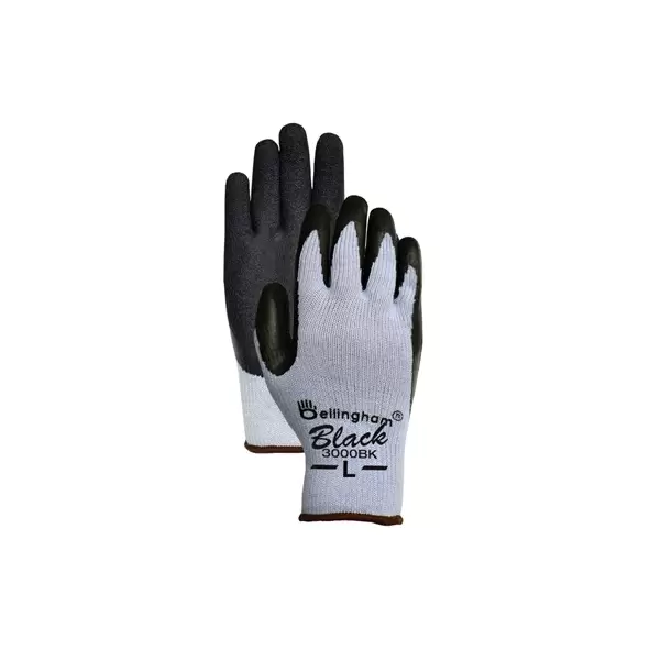 BGC Premium Latex Glove Large Black
