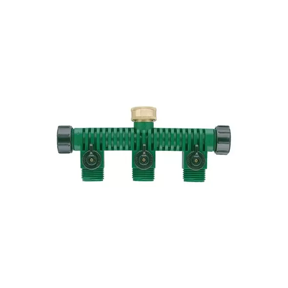 Orbit Plastic 5-Way Manifold w/3 Shut-Offs