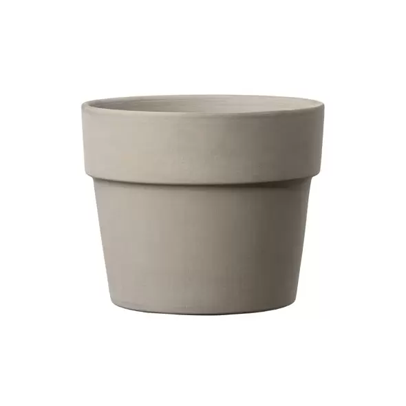 Deroma 7.9" Perfetto Pot No Hole Grafite Clay