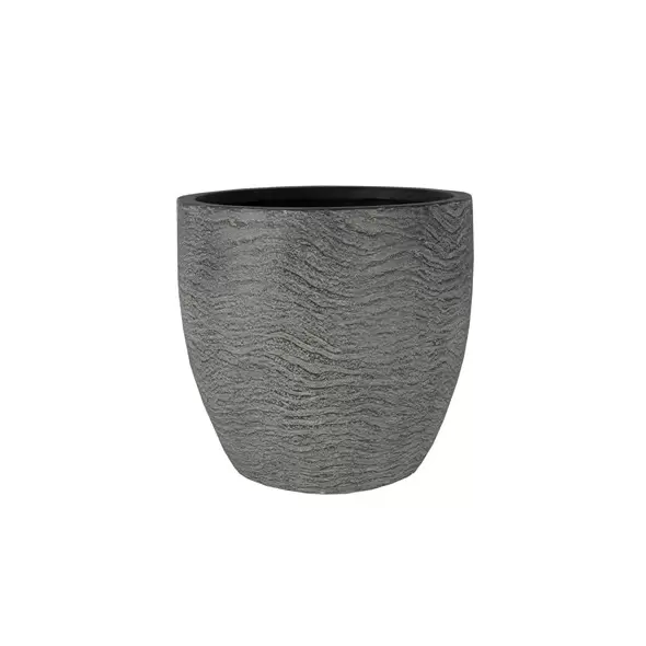 HC 12" Aspen Planter Charcoal