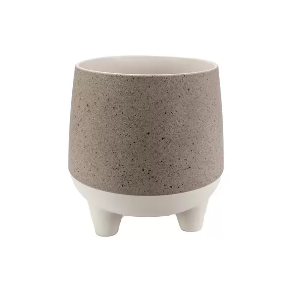 HC 6" Orion Pot Greige Granite/Birch