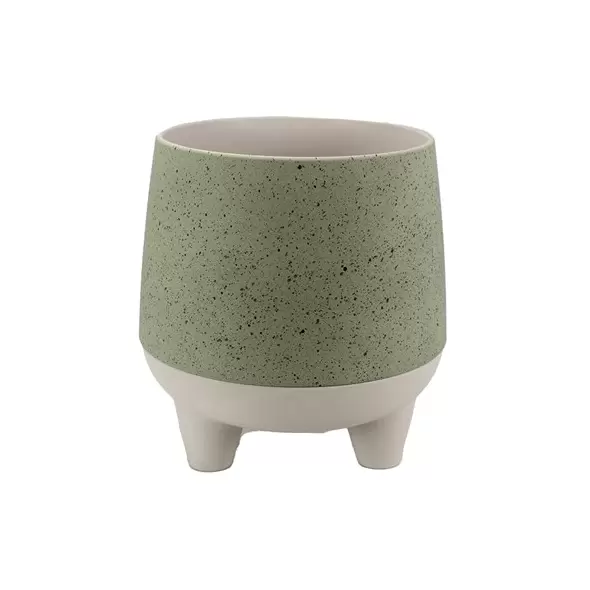HC 8" Orion Pot Sage Granite/Birch