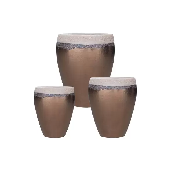 MCarr 12pc Tall Hipster Planter Pallet Volcanic On Gold