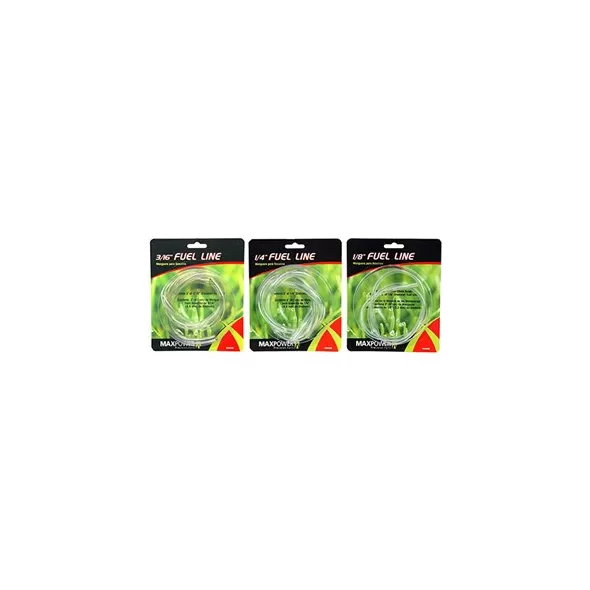 Maxpower Clear Fuel Line 3/16"x2'