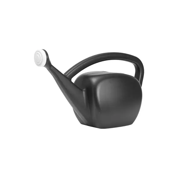 Novelty 2gal MidMod Watering Can Black