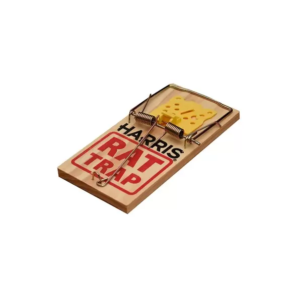 Harris 1pk Wooden Rat Trap Reusable