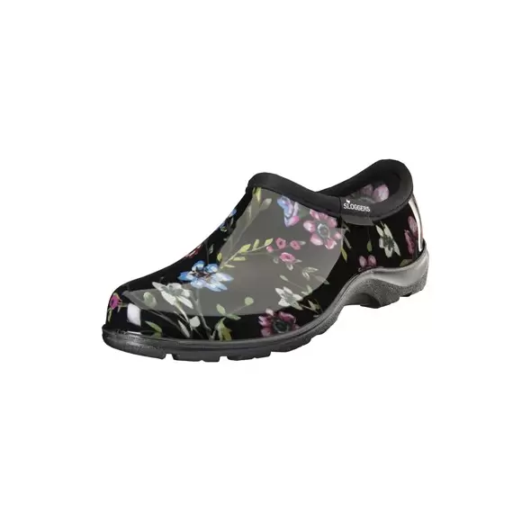 Sloggers Womens Shoe Ditsy Spring Black Size 7