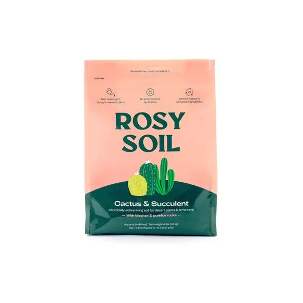 Rosy Soil 4qt Cactus Mix 8/CS