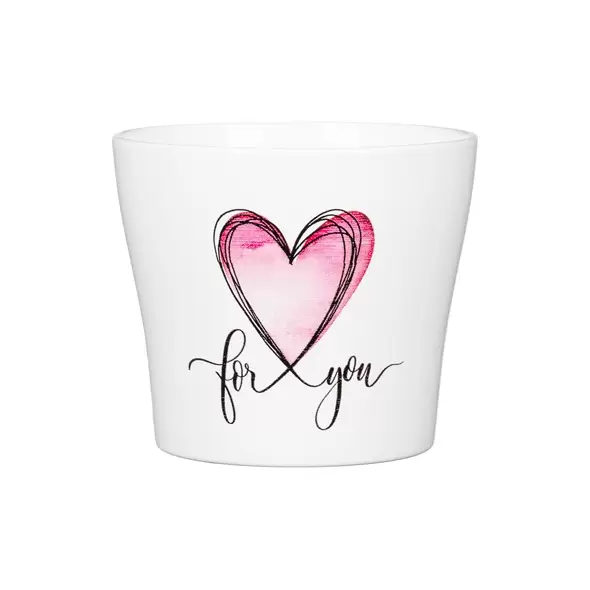 Scheurich 5.25" With Love 808/13 Planter